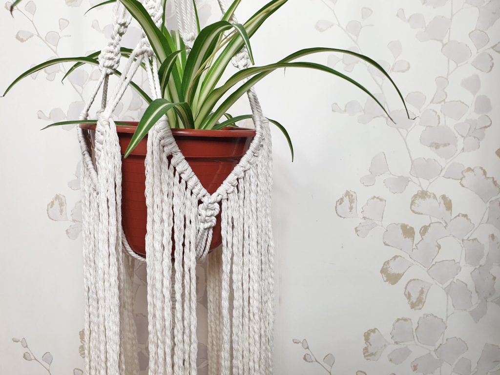Macetero de Macramé