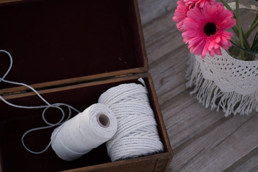 Proyecto creativo Cuerdas de macramé