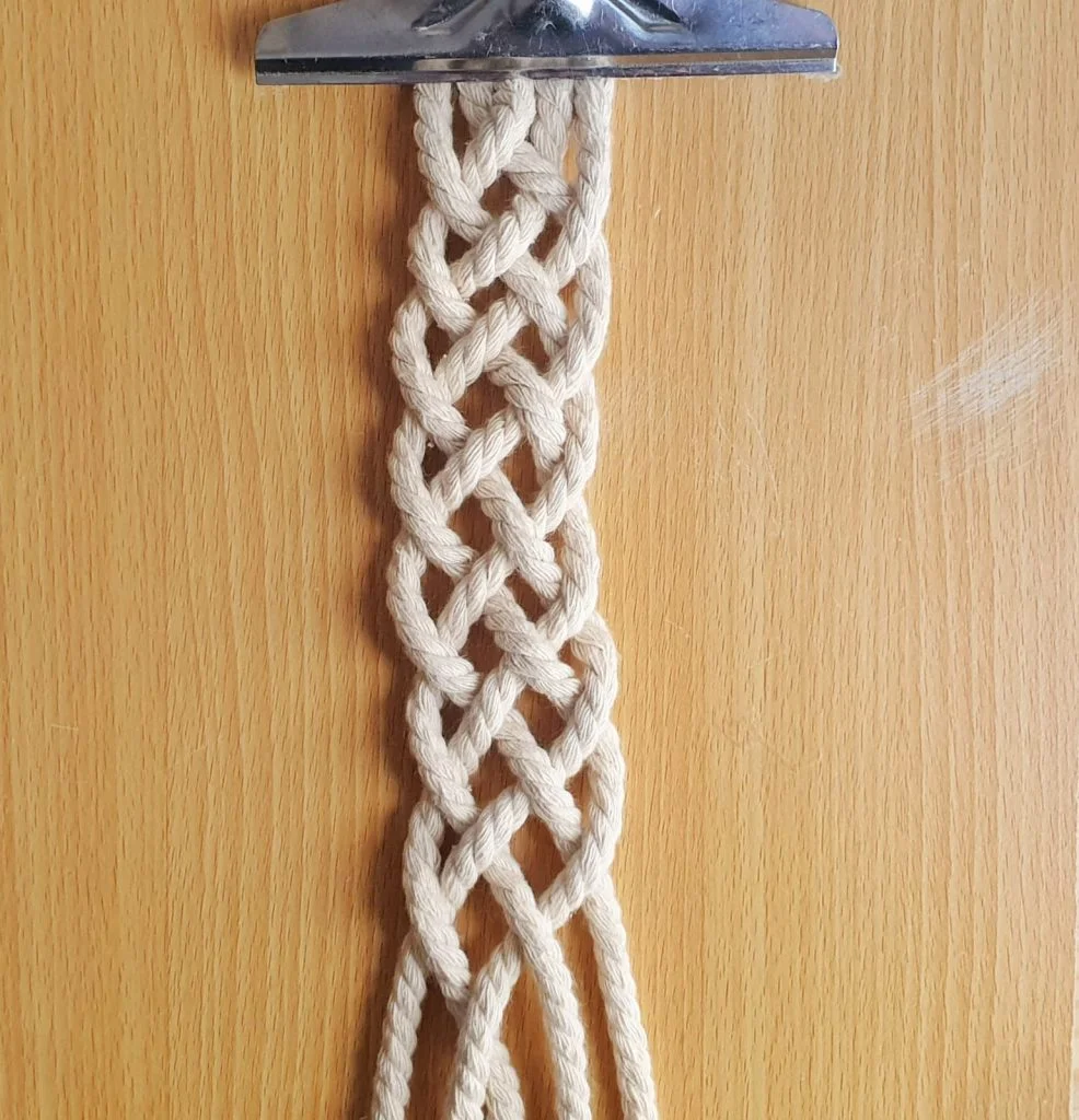 Trenzas con cuerda de algodón