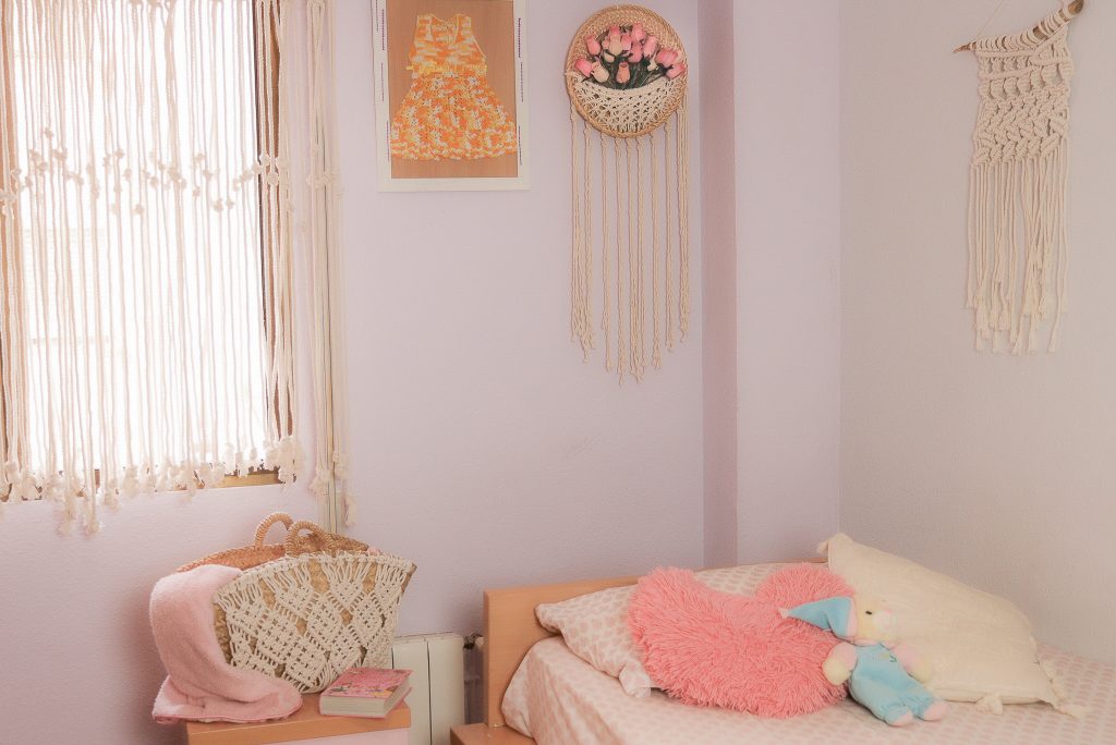 Decoración de habitaciones infantiles con macramé