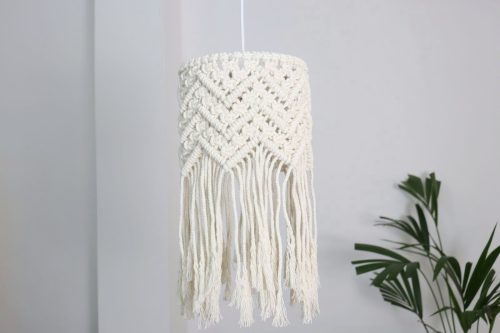 Lámpara de macramé Eternity