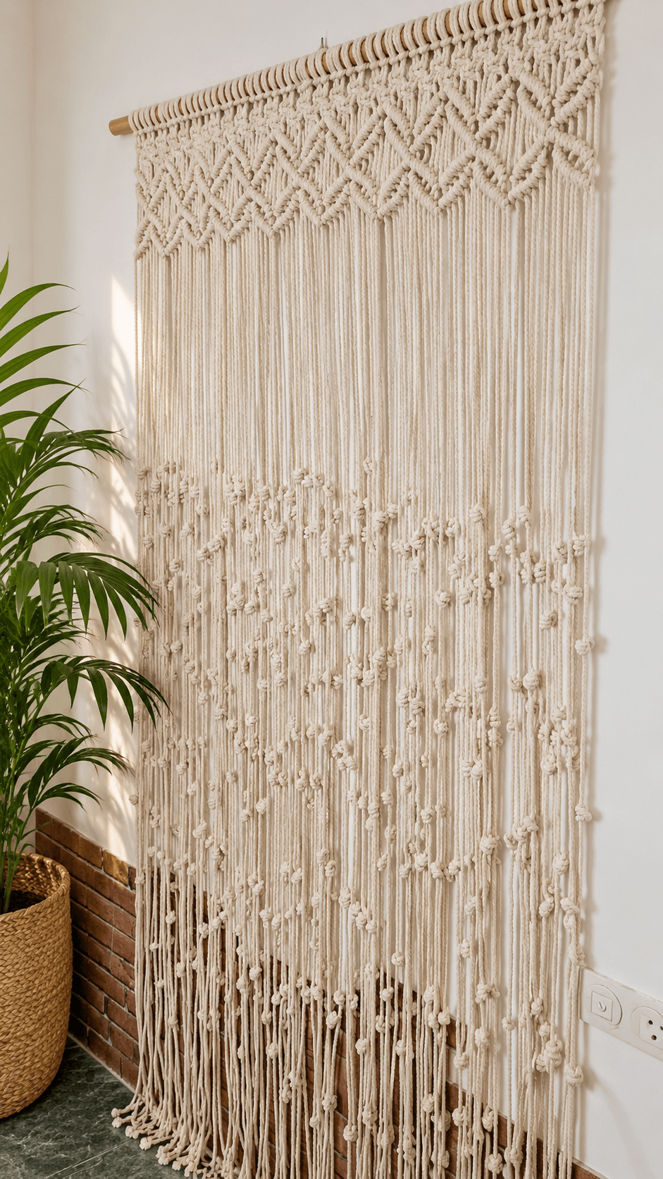 CORTINA DE MACRAMÉ - Imagen 3