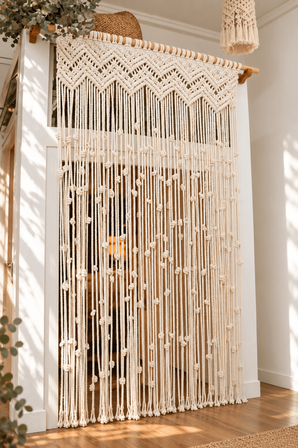 CORTINA DE MACRAMÉ GRANADA - Imagen 3
