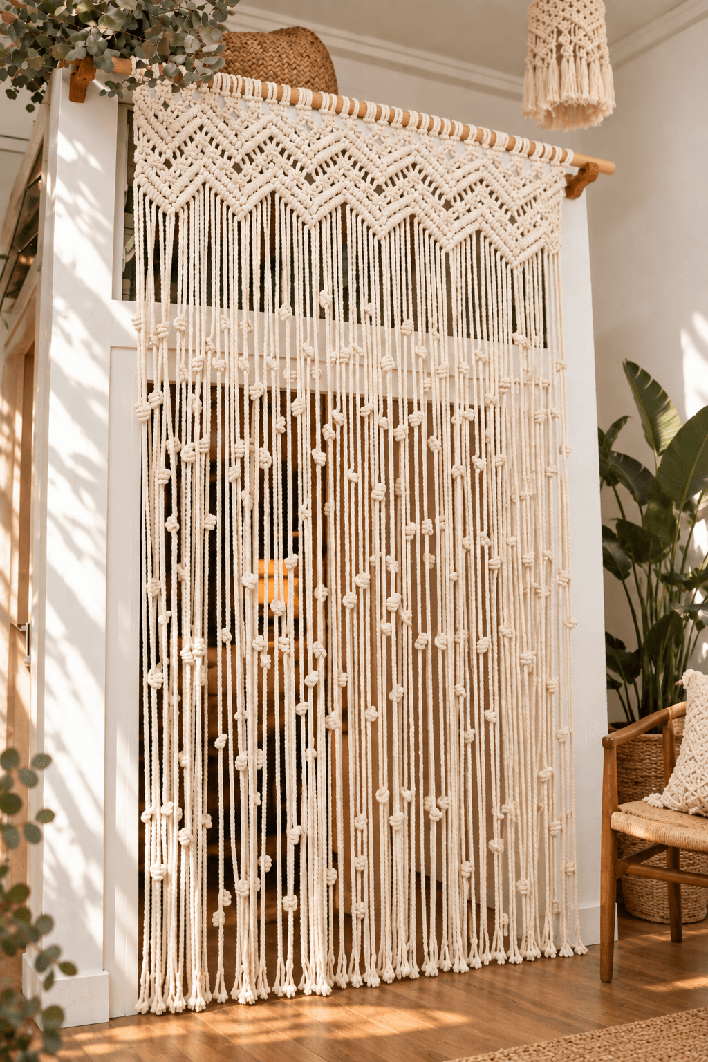 CORTINA DE MACRAMÉ GRANADA - Imagen 4